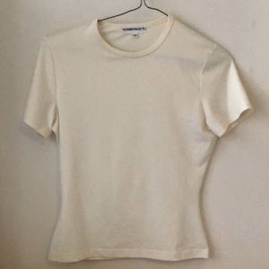 Rampage Creamy White Short Sleeve T-Shirt